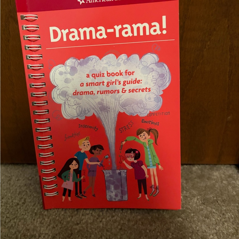 American Girl Drama-rama! Quiz Book - Red Cover